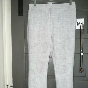 light grey Ann Taylor dress pants, 3/4 length.